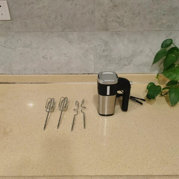 Batteur inox 500W 05 vitesses + Turbo Boommax BM-678S – Image 9