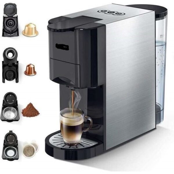 Cafetière Expresso Multi-Capsules 4En1 1450W 19 Bar SILVERCREST AC-513K