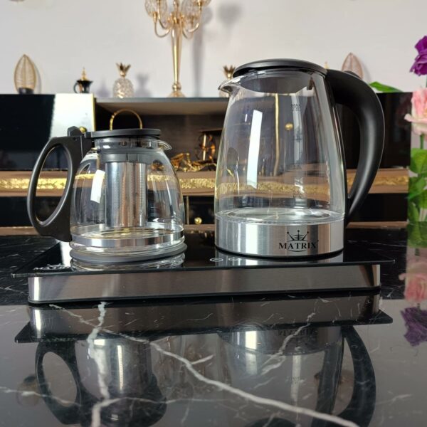 Bouilloire 2L + Théière en verre 1800 W Matrix MX-450 – Image 4