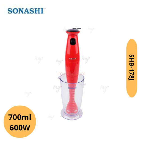 Mixeur Plongeant 600W 2 Vitesses 700ml SONASHI | SHB-178J