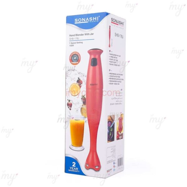 Mixeur Plongeant 600W 2 Vitesses 700ml SONASHI | SHB-178J – Image 3