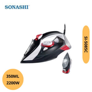 Fer à Repasser à Vapeur 2200W Semelle en céramique 350ml Sonashi | SI-5085C