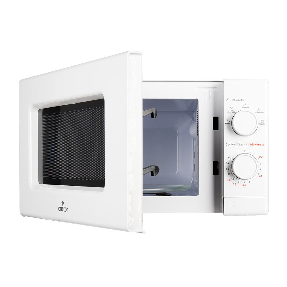 Micro-Ondes 20 L – Blanc CRISTOR MW200W – Image 2