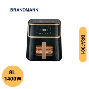 Friteuse Airfryer Digital 08L 1400W BRANDMANN  | BRAF001