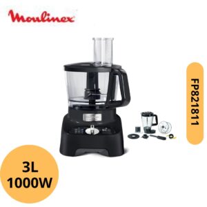Robot multifonctions 3L 1000W NOIR 31 fonctions Moulinex | FP821811﻿