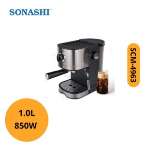 Cafetière Expresso 15 Bars 1.0L 850W Sonashi | SCM-4963