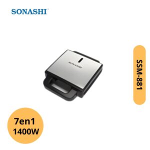 Panineuse & Gaufrier 7en1 – 1400W Plaques Amovibles – Sonashi _ SSM-881 amerdarek achats en ligne dz