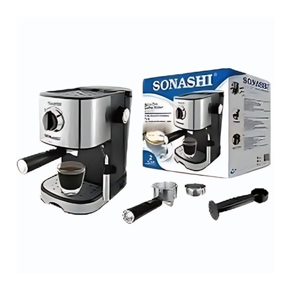 Cafetière Expresso 15 Bars 1.0L 850W Sonashi | SCM-4963 – Image 3