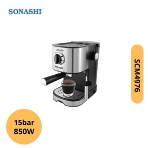 Machine à café 850W 15bars SONASHI | SCM-4976