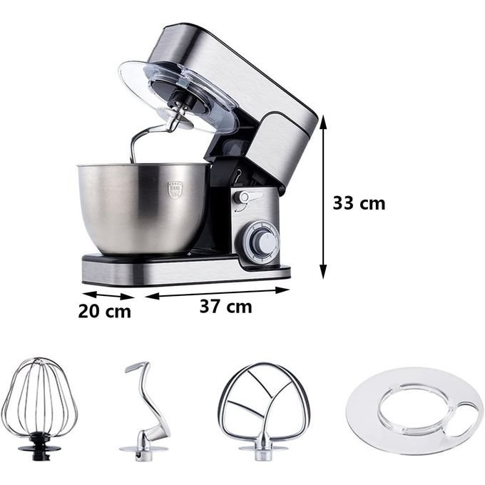 Pétrin Multifonctions En Inox 1500W -07L Sonashi – Image 3