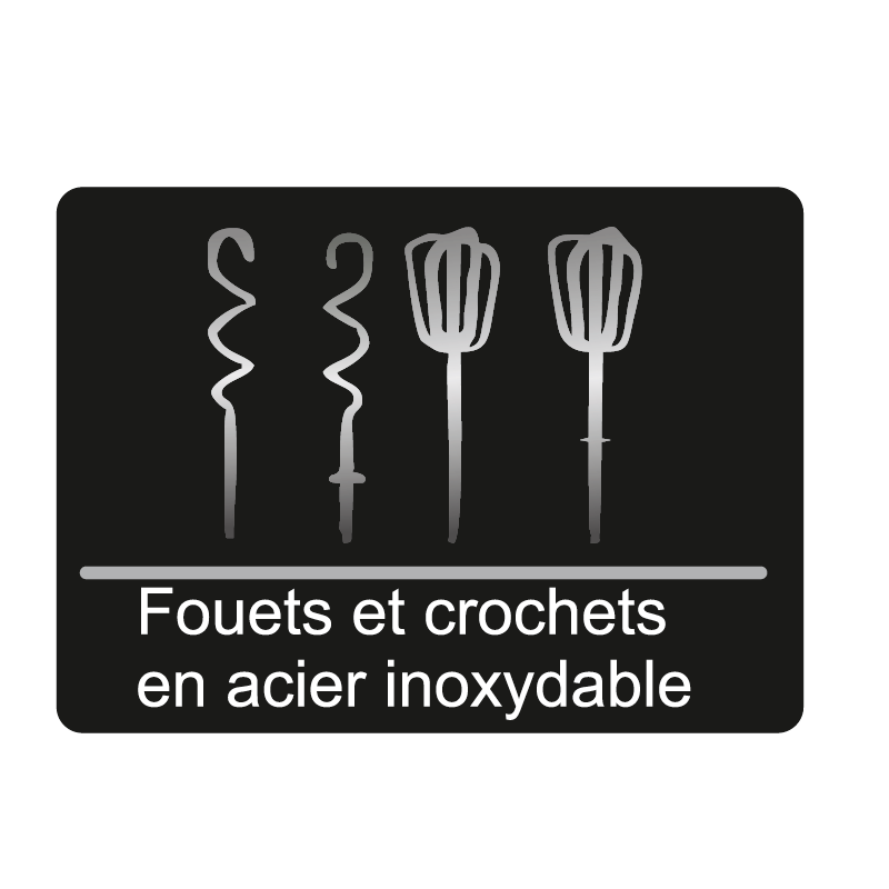 Batteur Electrique 05 Vitesses- Bi250- Inox Robuste – Image 2