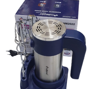 Batteur inox avec support 450W Bleu Multismart