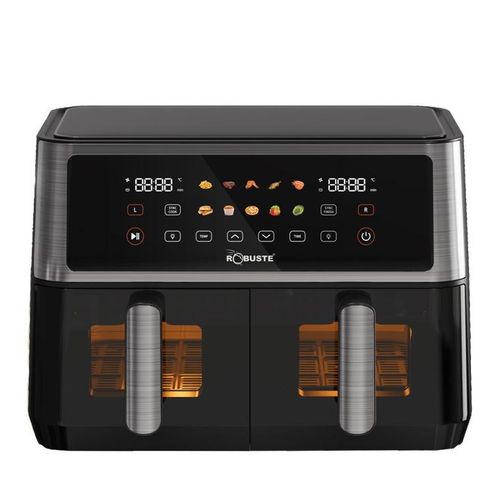 Friteuse à Air ROBUSTE Airfryer XXL 2850W Double panier 10L Écran numérique tactile – Image 2