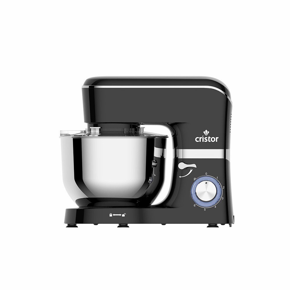 Pétrin 6 L-1400 W- Noir/inox CRISTOR