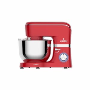 Pétrin 6 L-1400 W- Rouge/inox CRISTOR