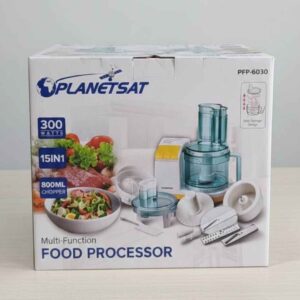 Robot Culinaire Multi-Fonctions15 en 1 300W Bol 800m PLANETSAT | PFP-6030