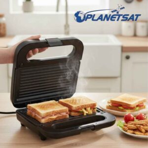 Panineuse - machine à sandwich 750W-deux tranches PLANETSAT | PSM-201