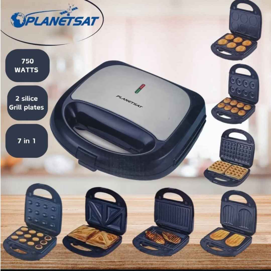 Panineuse multi grill 7en1 750W Planetsat PSM-207