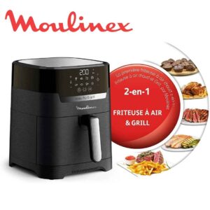 Air Fryer Easy Fry & Grill Digital 4.2L 1400W 8 Programmes Noir Moulinex | EZ505810 achat enligne algerie