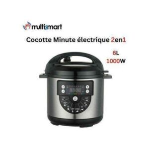 Cocotte minute autocuiseur électrique 2en1 1000W 6L 8 Programmes Multismart | MS-PC1036 ACHAT ENLIGNE ALGérie