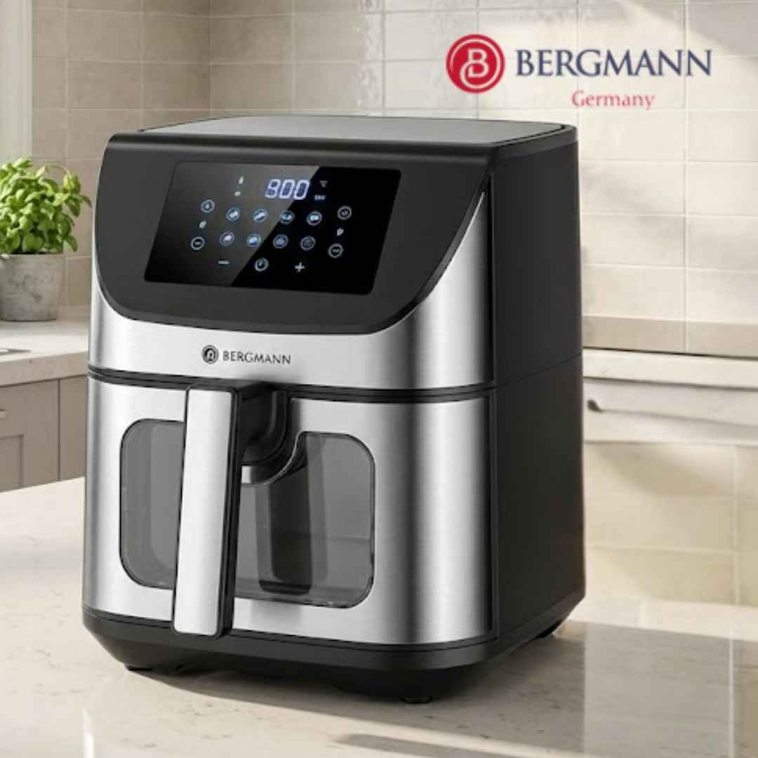 Air Fryer 2200W 8L Double Résistances Avec Fenêtre Bergmann BAF 9002 achat enligne Algérie