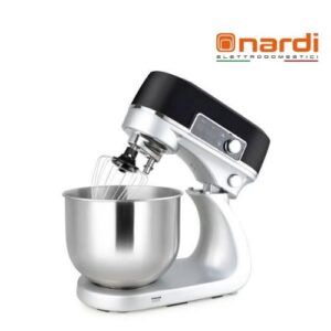 Pétrin MAESTRO PASTA Mono Double Crochet Afficheur Numérique 800W 5,5L Noir-Inox NARDI | NP-UP1N