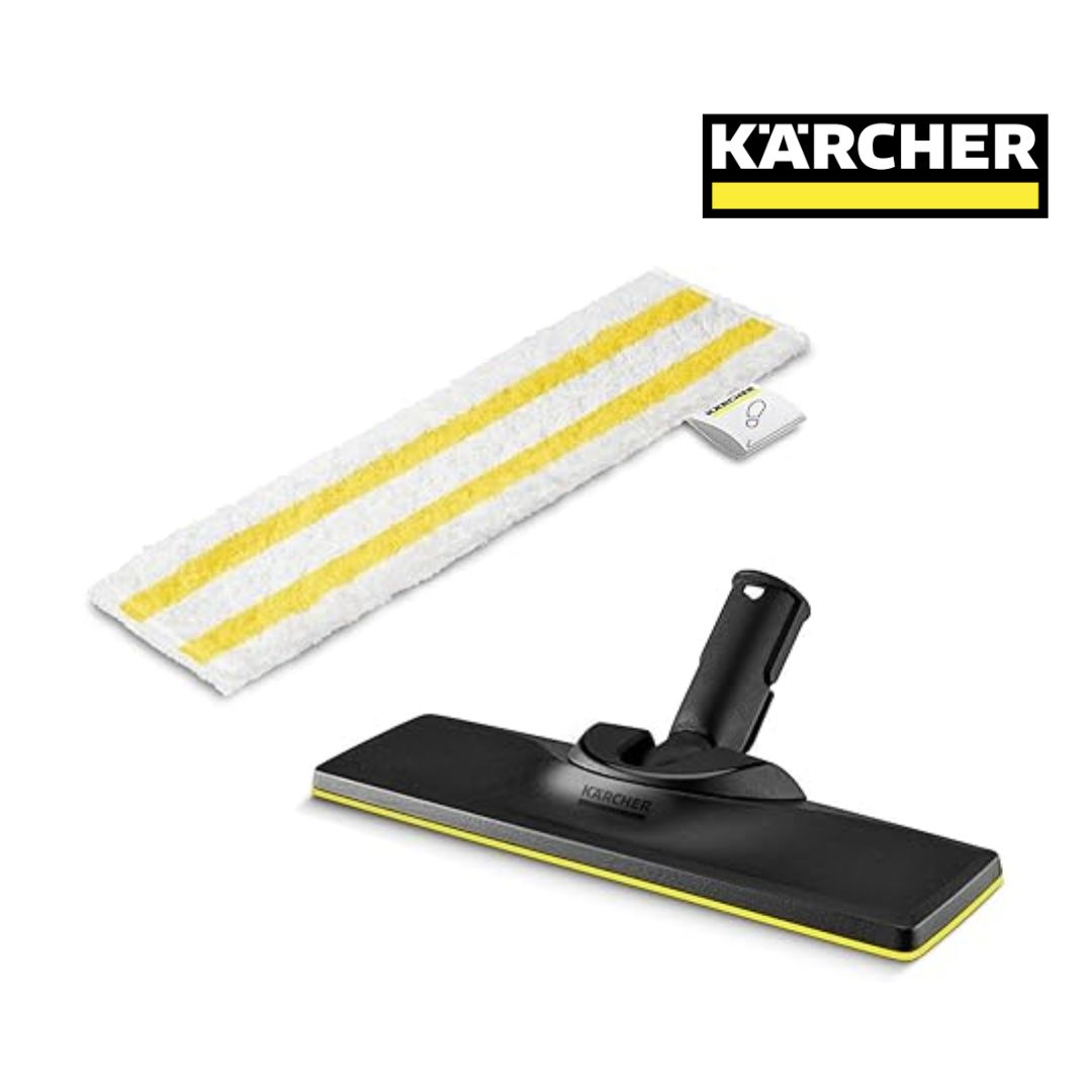 Serpillière Chiffon en Microfibre pour Nettoyeurs Vapeur Karcher SC 2, SC 3, SC 4, SC 5EasyFix -grande format-