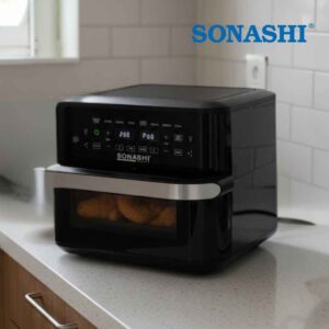 Air fryer 1 Bac avec séparation 10L 2400W Écran Digital SONASHI | SAF101