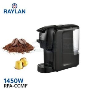Machine à Café Raylan RPA-CCMY0.7-1450/B – Capsules & Café Moulu – 1450W – 19 Bars