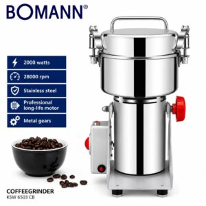 Moulin à Épices 500g 2000W Acier Inoxydable BOMANN | KSW-6503CB